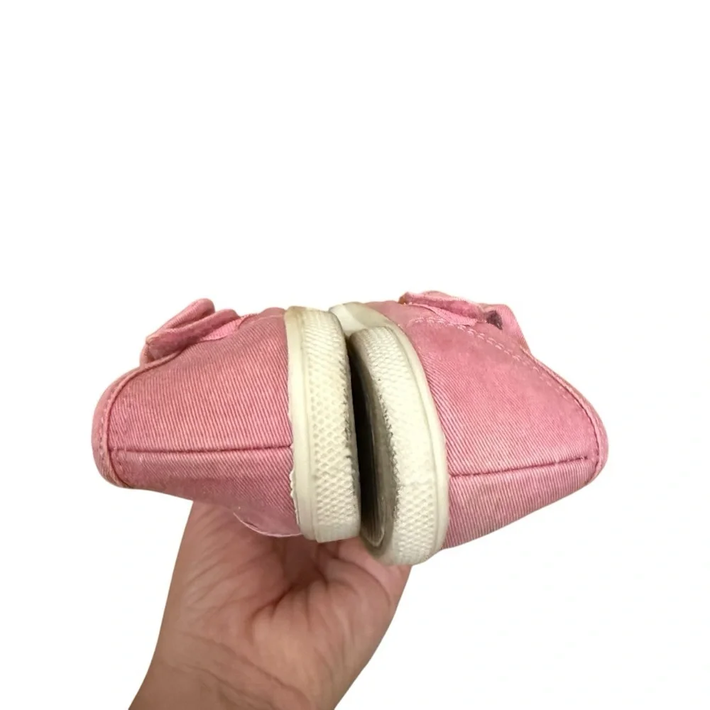 Zara| Kids Open Sneakers with Bow Pink- Size 12 or EU 29